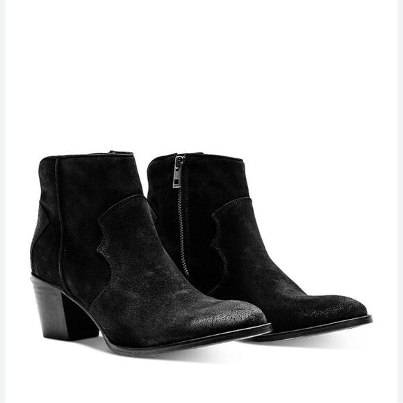 Zadig & Voltaire Molly Suede Ankle Booties, size French40/US New - Picture 1 of 14